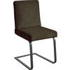 SCHWINGSTUHL  in Stahl Chenille  - Schwarz/Braun, Design, Textil/Metall (46/92/60cm) - Dieter Knoll