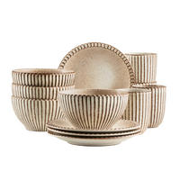 FRÜHSTÜCKSSERVICE Beige IDA 12-teilig 4 Personen  - Beige, Basics, Keramik - Mäser