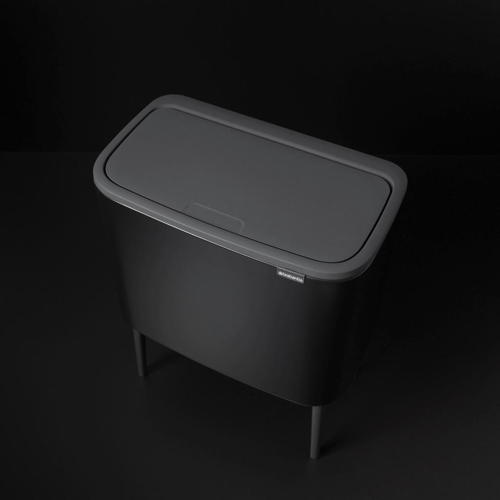 ODPADKOVÝ KÔŠ  34 l - čierna, Basics, kov/plast (54/68/31,5cm) - Brabantia