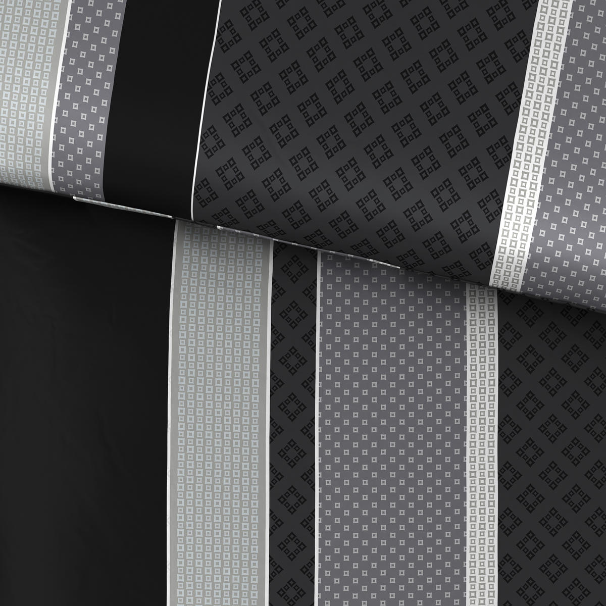 POSTELJINA 140/200 cm saten antracit  - antracit, Dizajnerski, tekstil (140/200cm) - Novel
