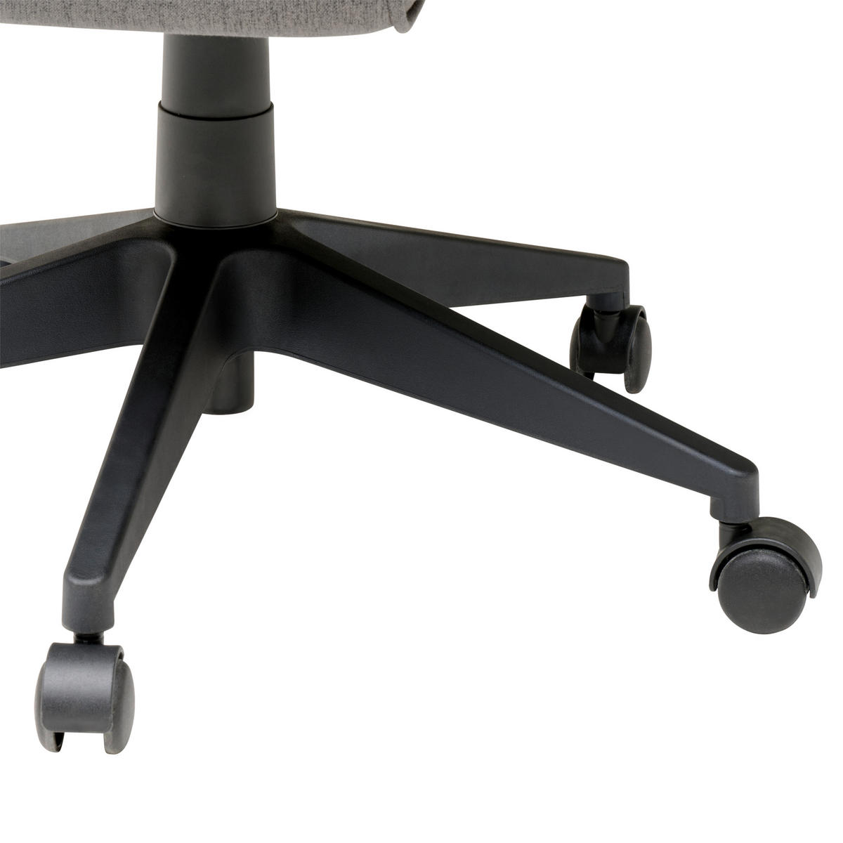 CHEFSESSEL  in Webstoff Dunkelgrau  - Dunkelgrau/Schwarz, MODERN, Kunststoff/Textil (62/112-122/65cm) - MID.YOU