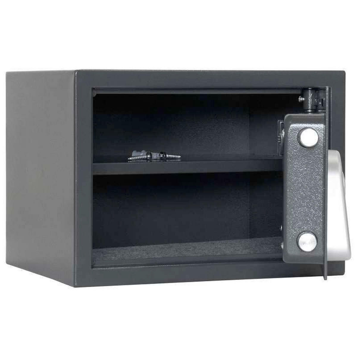 TRESOR - Anthrazit, KONVENTIONELL, Metall (35/25/28cm) - ROTTNER