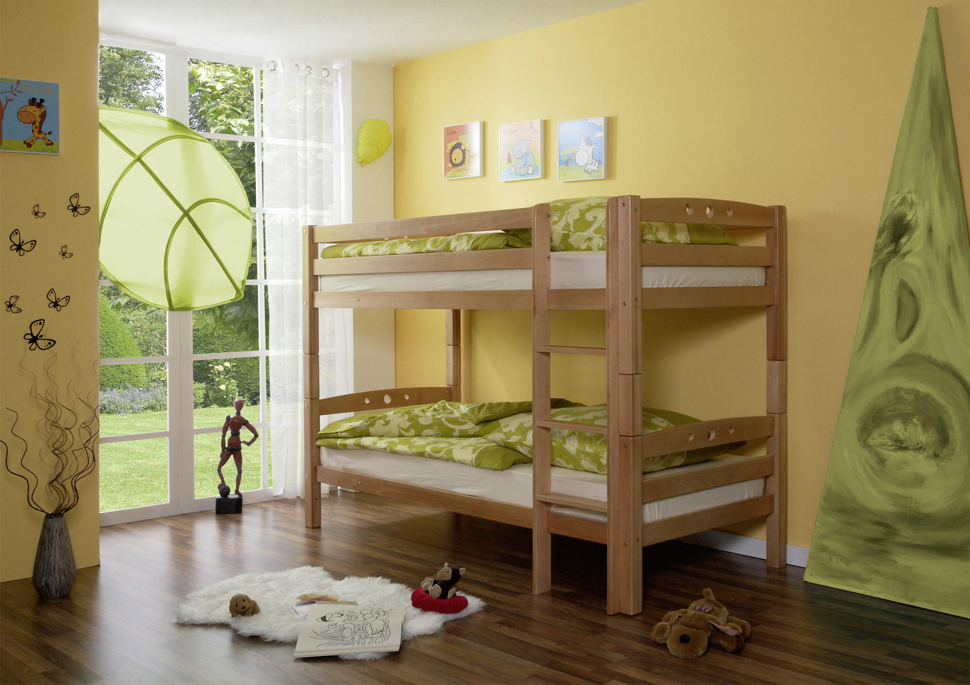 ETAGENBETT - Buchefarben, Basics, Holz (90/200cm) - MID.YOU