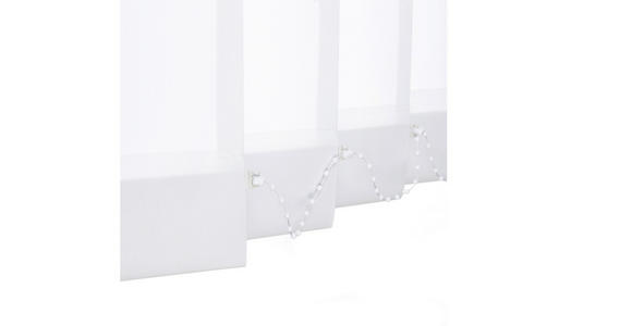 VERTIKALLAMELLEN - Weiß, Basics, Textil (12,7/250cm) - Homeware