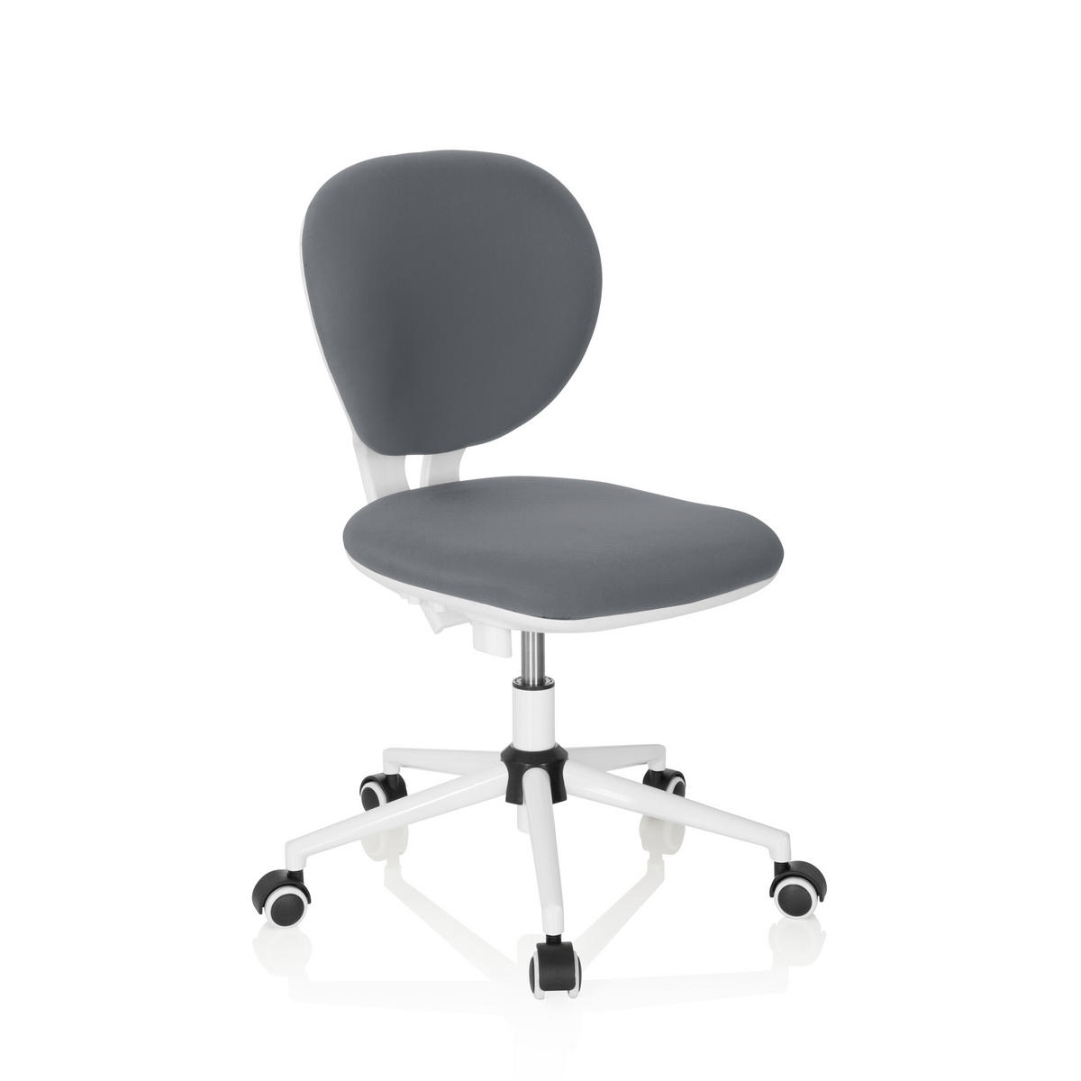 JUGENDDREHSTUHL Grau  - Grau, Basics, Kunststoff (43/82-95/56cm) - MID.YOU
