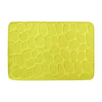 BADEMATTE Limette 50/80 cm  - Limette, Basics, Textil (50/80cm) - MSV