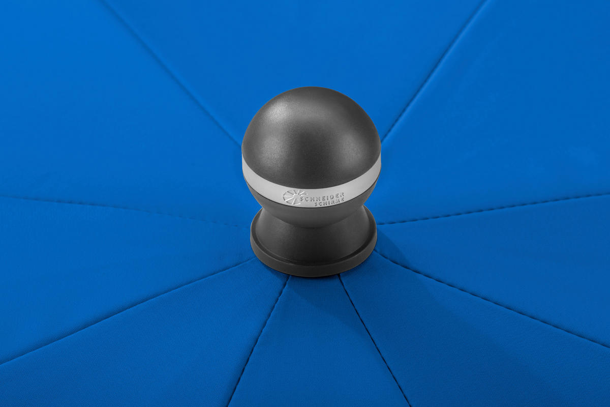 SONNENSCHIRM 180 cm Royalblau  - Royalblau/Silberfarben, Basics, Textil/Metall (120/240/180cm) - Schneider