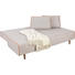 SCHLAFSOFA Webstoff Beige, Orange - Beige/Buchefarben, Design, Holz/Textil (192/85/90cm) - NOVEL
