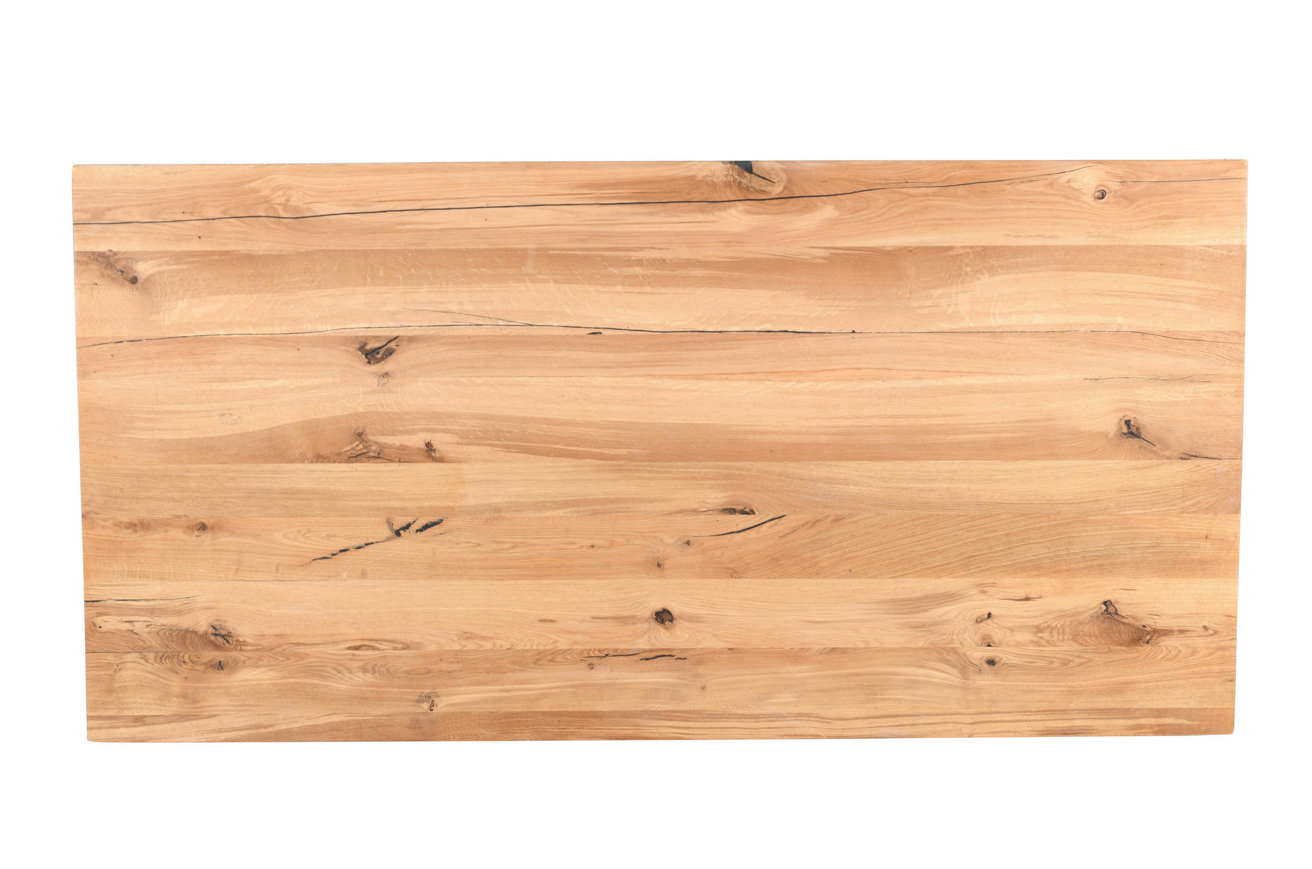 TISCHPLATTE Wildeiche massiv Wildeiche  - Wildeiche, MODERN, Holz (160/90/5,5cm) - Boxxx