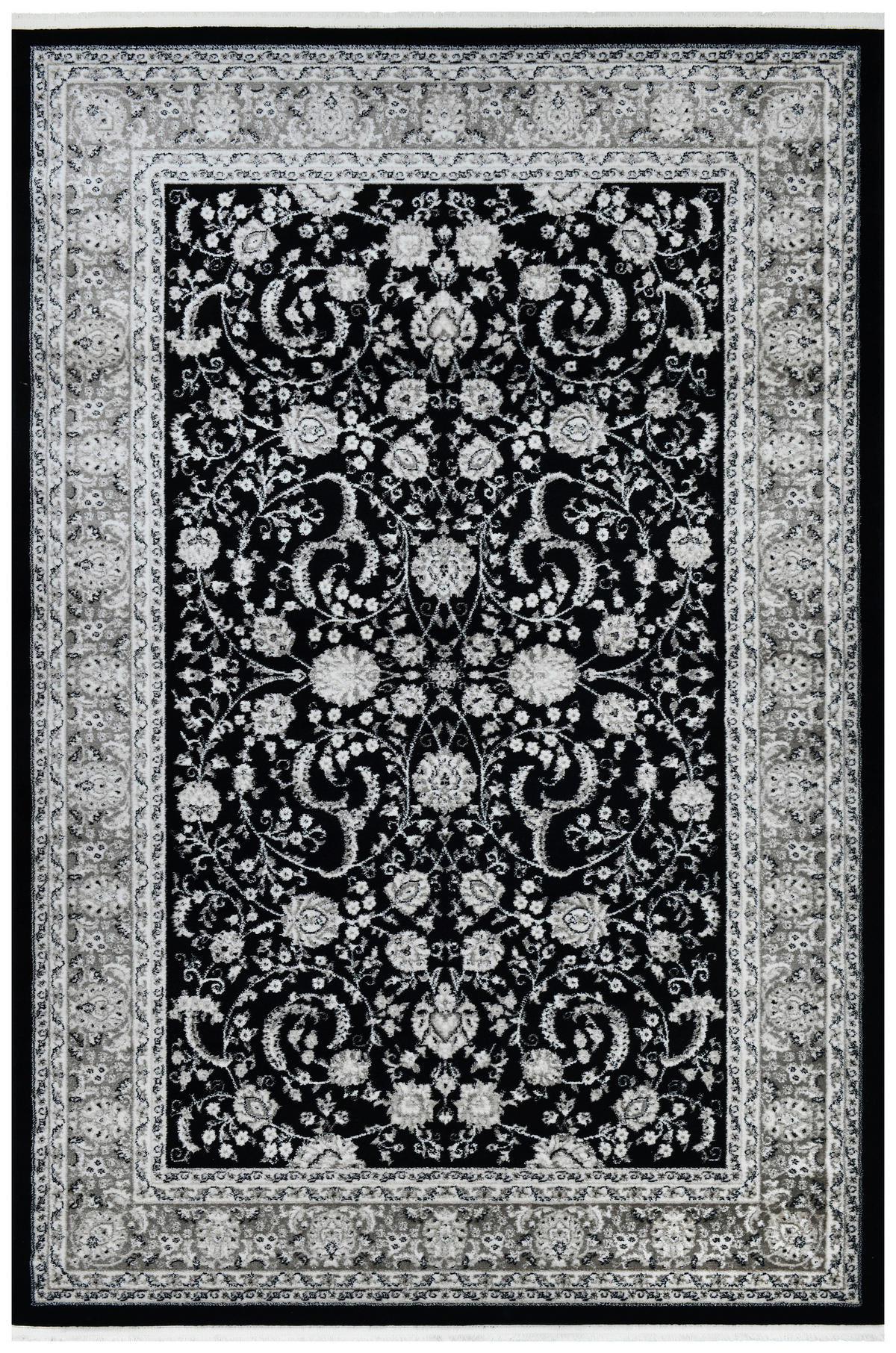 TKANÝ KOBEREC, 160/240 cm, černá - černá, Basics, textil (160/240cm)