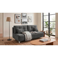 SCHLAFSOFA ELISA Webstoff Anthrazit  inkl. Bettkasten  - Kaschmir/Anthrazit, MODERN, Kunststoff/Textil (215/96/106cm) - MID.YOU