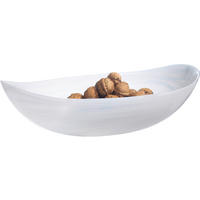 ČINIJICA  32 cm         Alabastro  - bela, Lajfstajl, staklo (32cm) - Leonardo