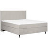 BOXSPRINGBETT 180/200 cm  in Beige  - Beige/Schwarz, Modern, Textil (180/200cm) - MID.YOU