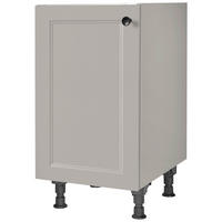 SPÜLENUNTERSCHRANK 45/87/56 cm  in Grau  - Schwarz/Grau, MODERN, Holzwerkstoff/Metall (45/87/56cm) - Nobilia