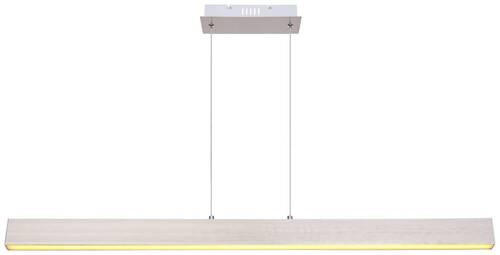 LED-HÄNGELEUCHTE 121/8/120 cm    - Weiss/Opal, Design, Kunststoff/Metall (121/8/120cm) - Globo