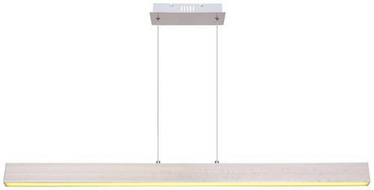 LED SVJETILJKA VISEĆA    121/8/120 cm    VERENA  - bijela/boje nikla, Design, metal/plastika (121/8/120cm) - Globo