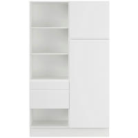MEHRZWECKSCHRANK 120/206,2/58 cm  in Weiß  - Weiß, Basics, Holzwerkstoff (120/206,2/58cm) - Impuls