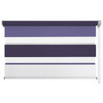 DOPPELROLLO 80/210 cm  - Violett/Weiß, Basics, Textil (80/210cm) - Homeware