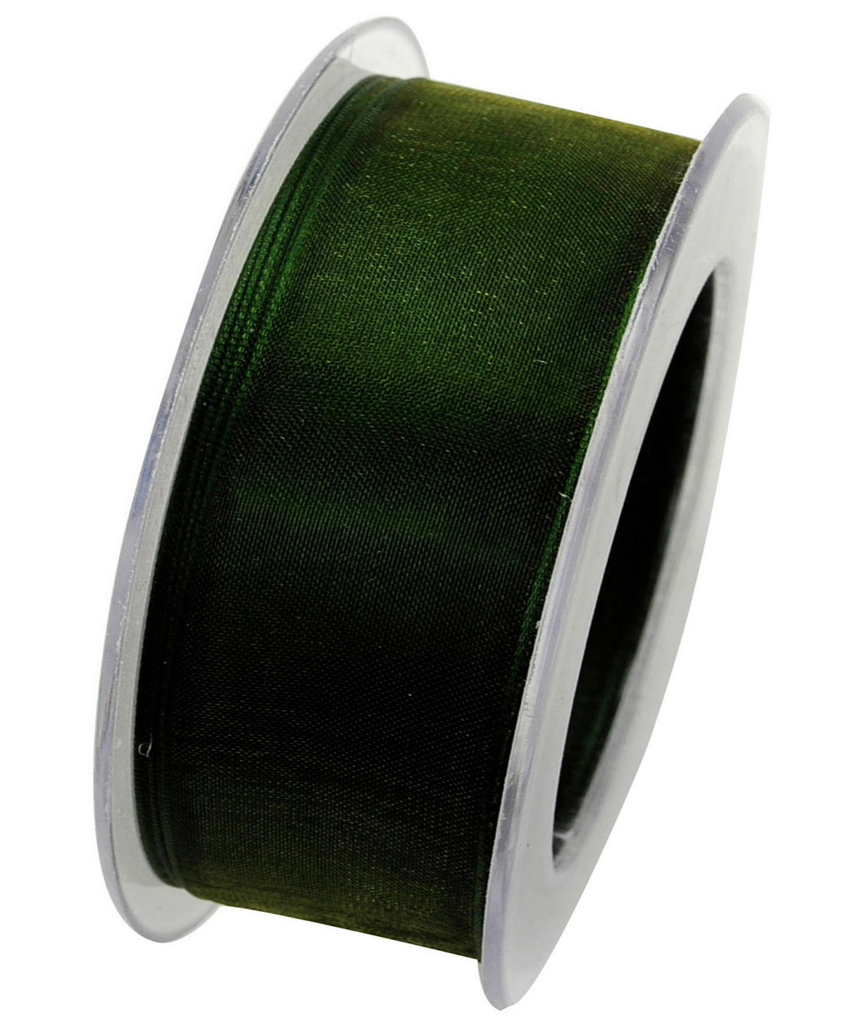 GESCHENKBAND  - Dunkelgrün, Basics, Kunststoff (4cm)