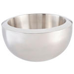 SCHALE   - Edelstahlfarben, Trend, Metall (25,5/13,3cm) - Novel