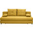 SCHLAFSOFA in Textil Gelb - Gelb/Schwarz, Design, Kunststoff/Textil (208/73-90/102cm) - Hom`in SCHLAFSOFA in Textil Gelb - Gelb/Schwarz, Design, Kunststoff/Textil (208/73-90/102cm) - Hom`in
