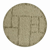 WOLLTEPPICH 160/160 cm Harris Grün rund  - Grün, Basics, Textil (160/160cm) - Flair Rugs