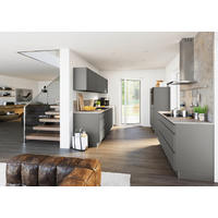 EINBAUKÜCHE   - Grau, Design, Holzwerkstoff - Dieter Knoll