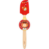 TEIGSCHABER-SET - Hellrot, Trend, Holz/Kunststoff (7,5/2,7/32,1cm) - Birkmann