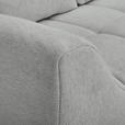 ECKSOFA Grau Flachgewebe  inkl. Rückenkissen, Rücken echt  - Buchefarben/Grau, KONVENTIONELL, Holz/Textil (306/202cm) - Carryhome