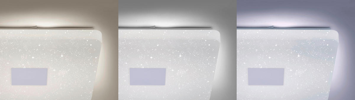 LED SVJETILJKA STROPNA  - srebrne boje, Design, metal/plastika (60/60/9,5cm)