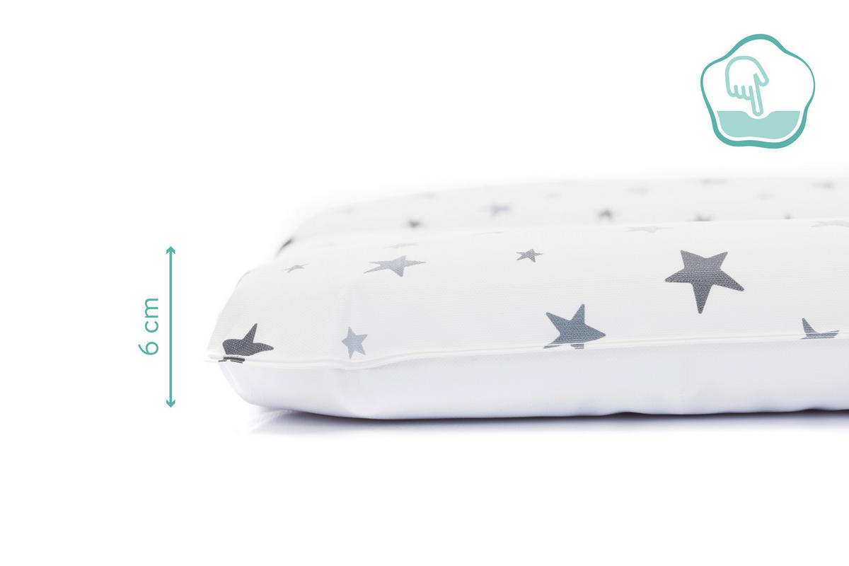 WICKELAUFLAGE - Dunkelgrau/Weiß, Basics, Kunststoff (70/48/6cm) - Fillikid