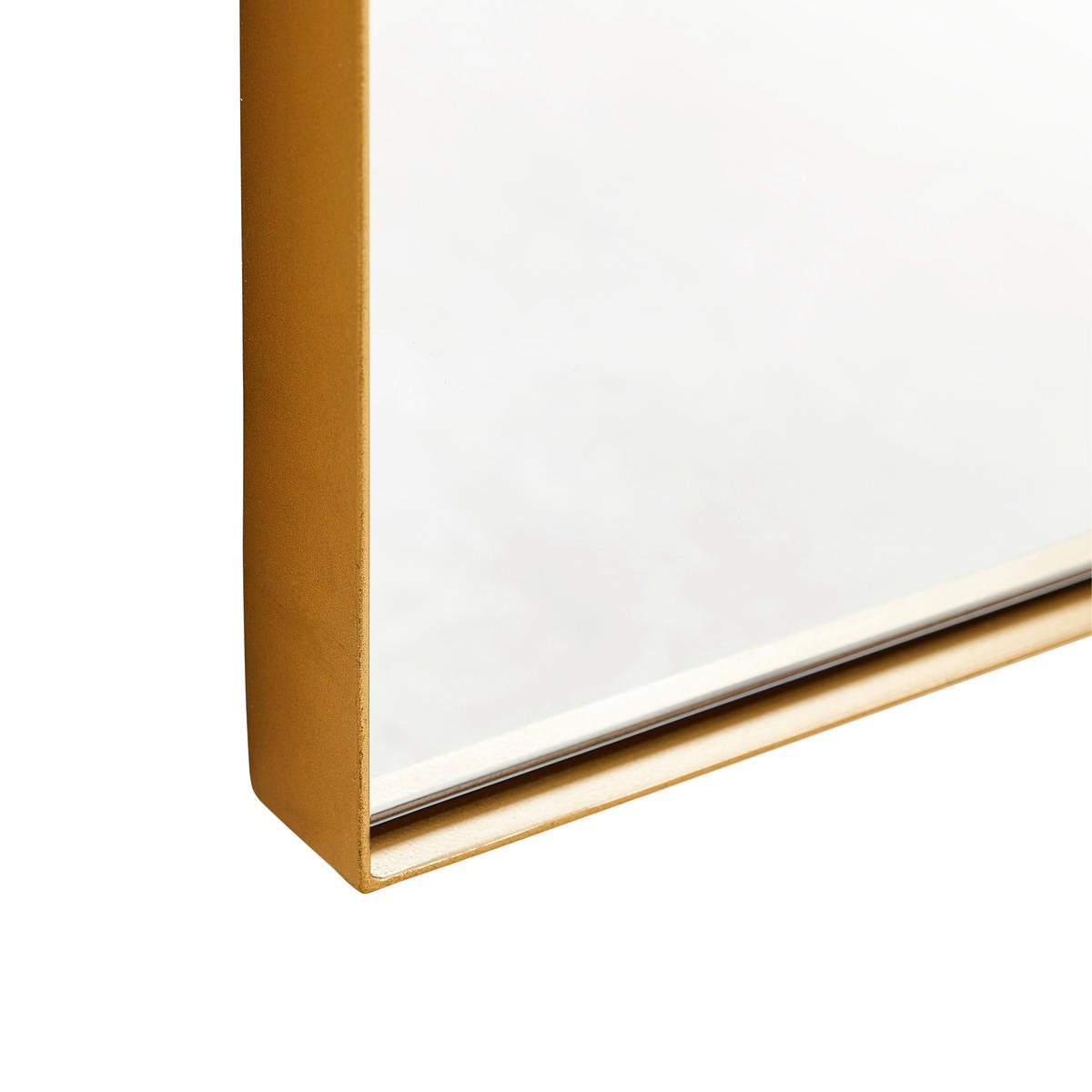 WANDSPIEGEL 90/180/2,5 cm    in rechteckig  - Goldfarben, Trend, Glas/Holzwerkstoff (90/180/2,5cm) - Landscape