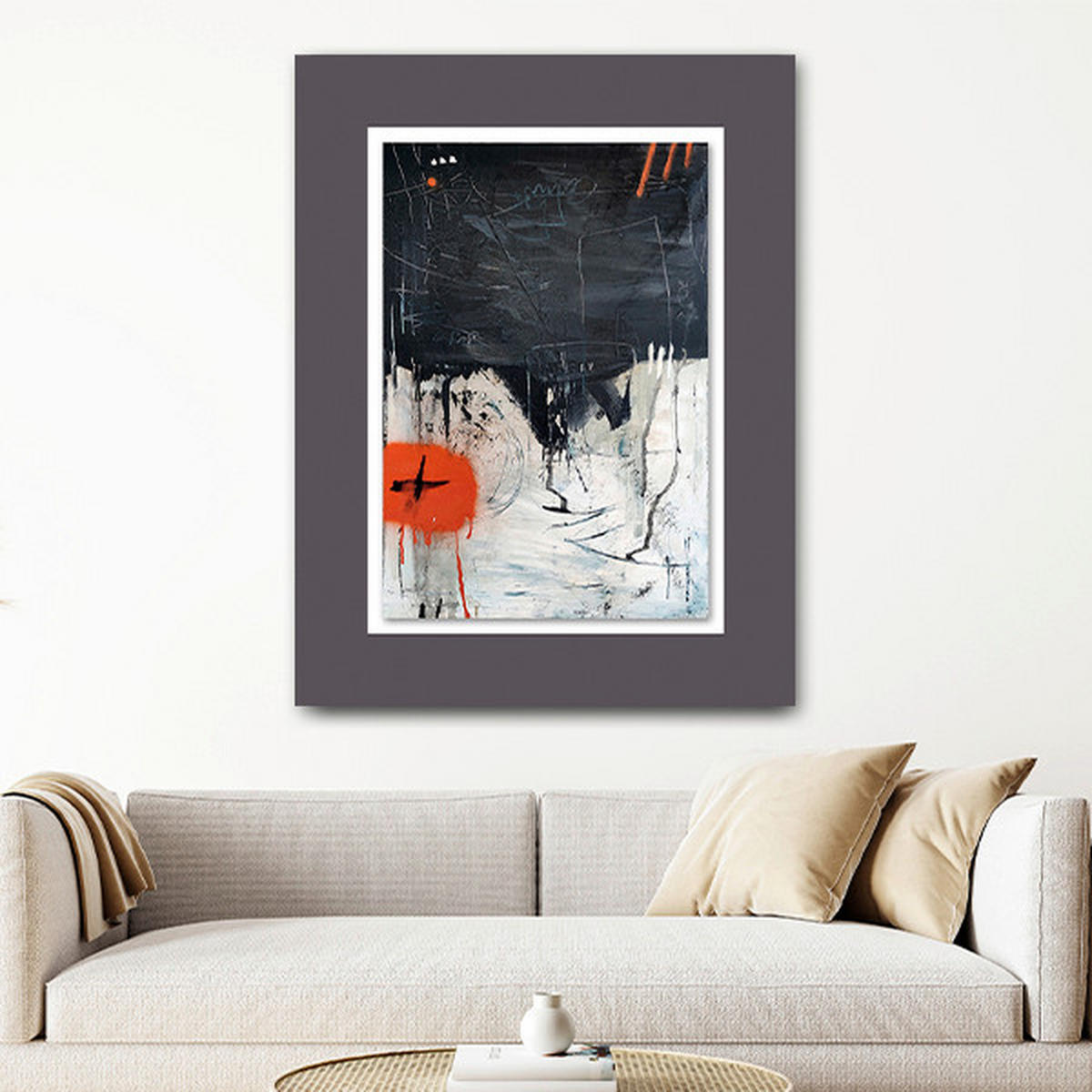 BILD Abstraktes 50/65 cm  - Multicolor, Basics, Holzwerkstoff/Kunststoff (50/65cm) - Wiedemann