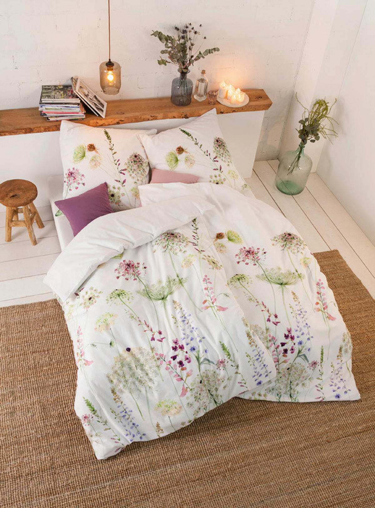 BETTWÄSCHE Impulse Flanell 135/200 cm  - Grün, Basics, Textil (135/200cm) - Estella