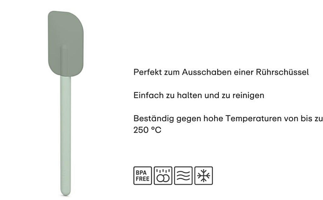 TEIGSCHABER - Salbeigrün, KONVENTIONELL, Kunststoff (26,7cm) - Mepal