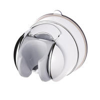 BRAUSEHALTERUNG   - Chromfarben, Basics, Kunststoff (6,5/6,5/7cm) - Sadena