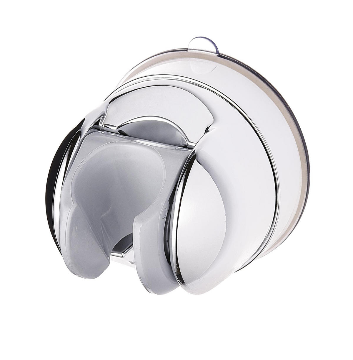 BRAUSEHALTERUNG   - Chromfarben, Basics, Kunststoff (6,5/6,5/7cm) - Sadena