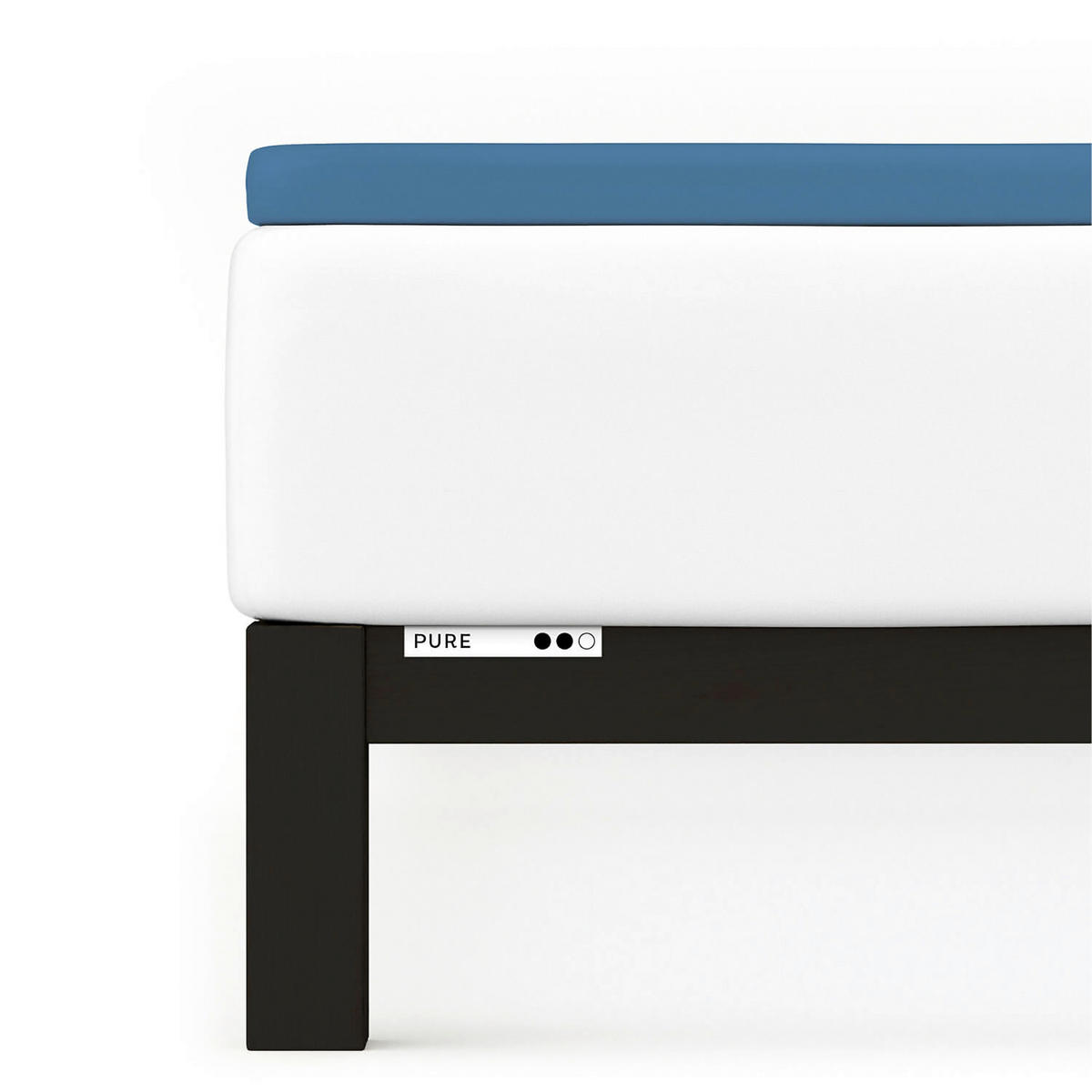 TOPPER-SPANNLEINTUCH 90-100/190-220 cm Jersey  - Blau, Basics, Textil (90-100/190-220cm) - Schlafgut