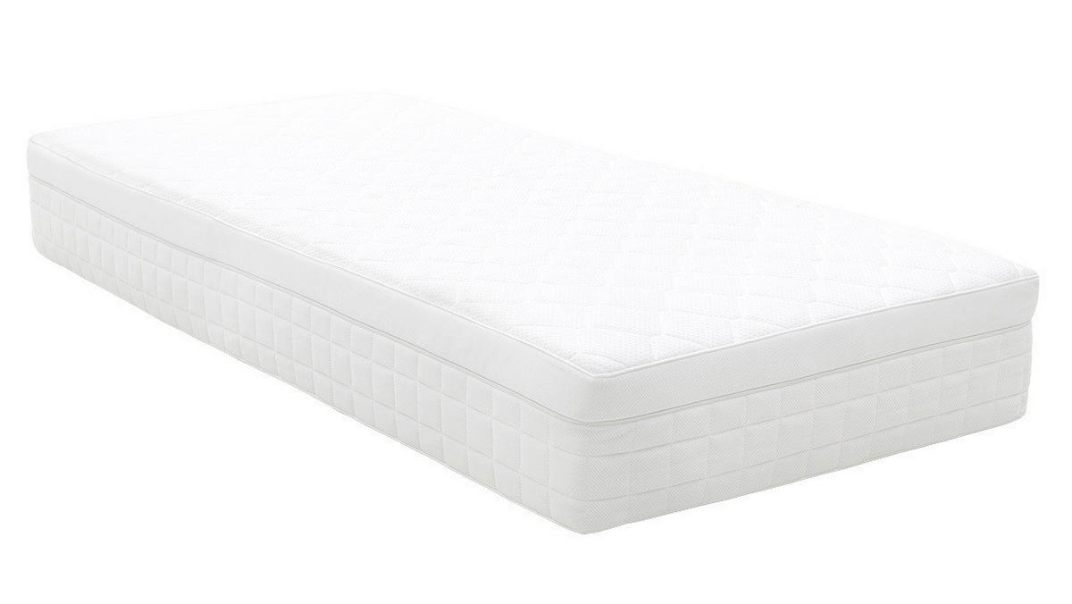 BOXSPRINGMATRATZE - Weiß, Basics, Textil (90/200cm) - Livetastic