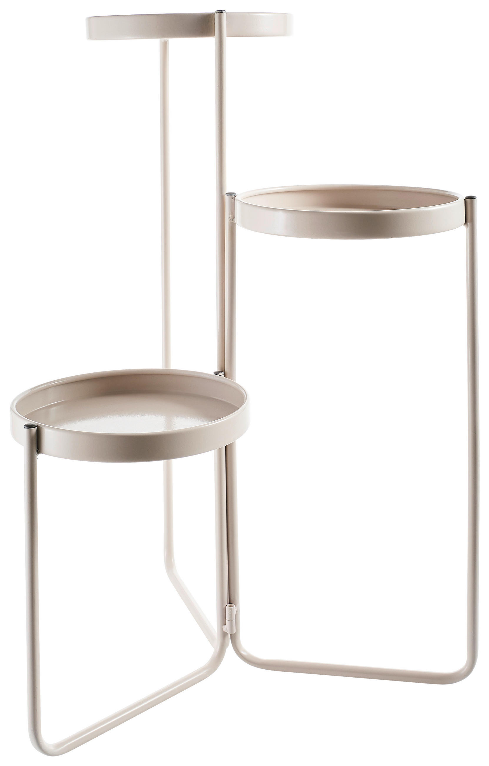 BLUMENTISCH Metall  - Grau, Basics, Metall (42/59cm)