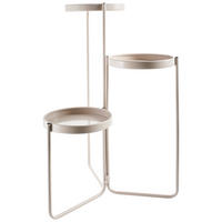 BLUMENTISCH Metall  - Grau, Basics, Metall (42/59cm)