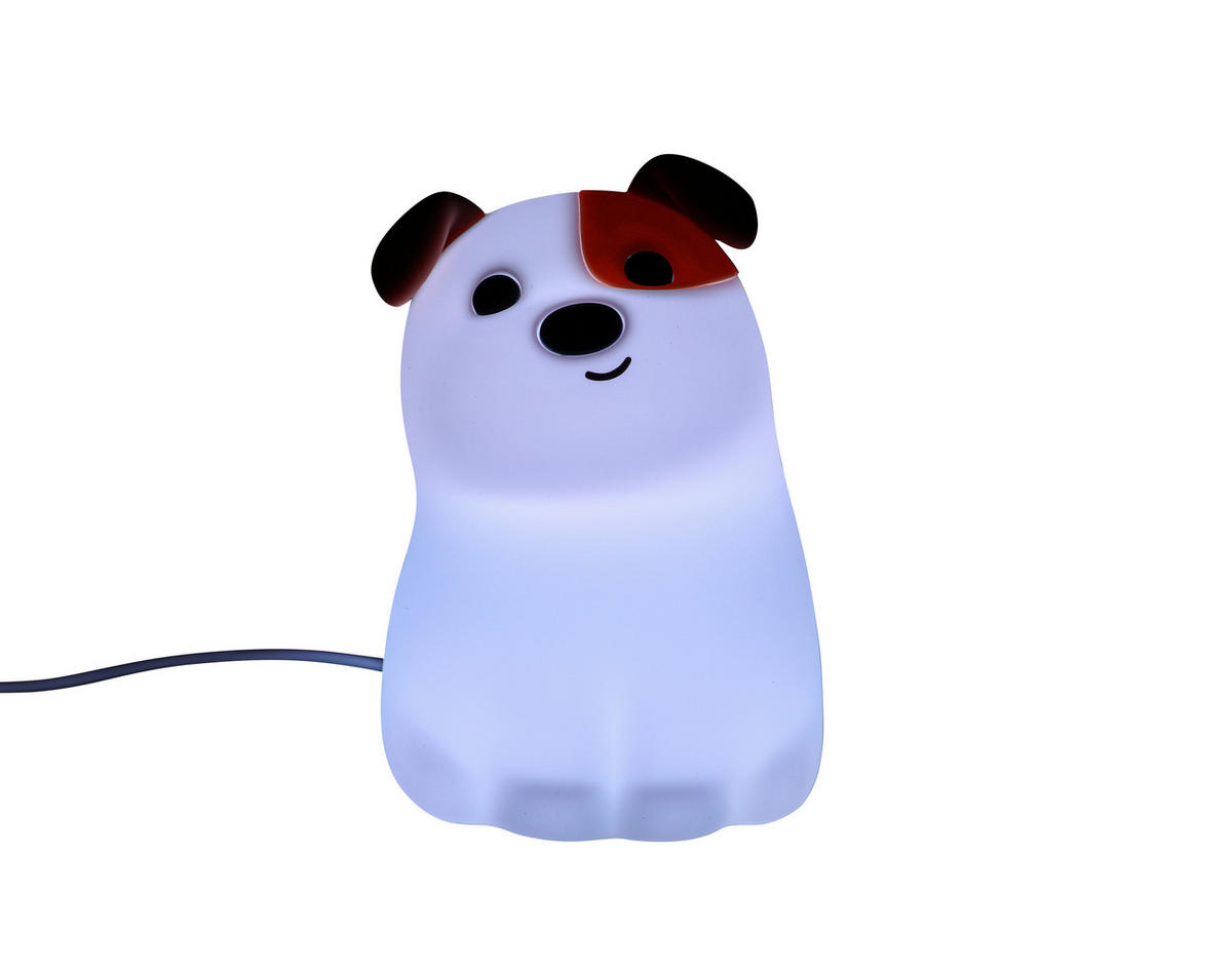 NOČNÉ SVETLO, 9,2/13,8/11,5 cm - biela, Trend, plast (9,2/13,8/11,5cm) - Novel