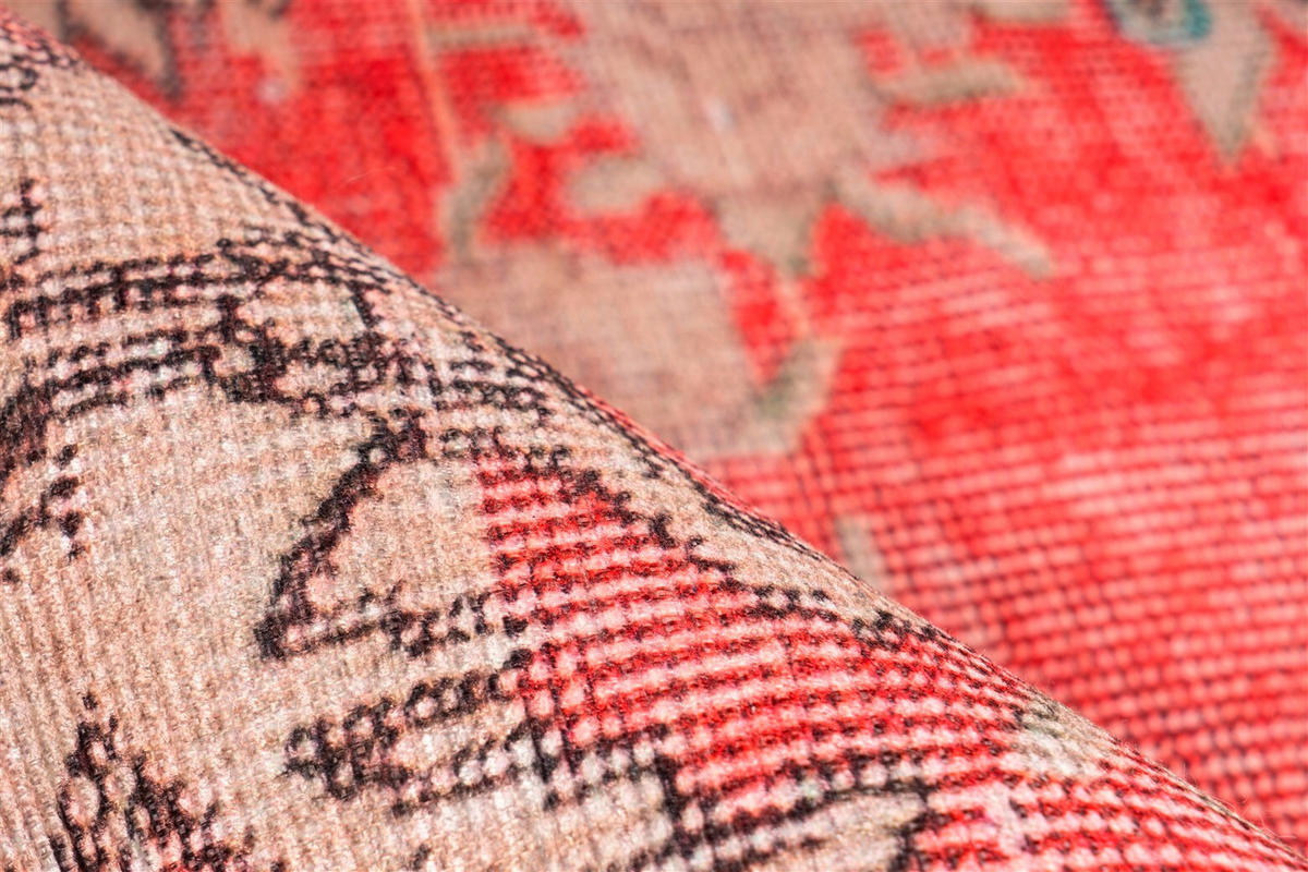 FLACHWEBETEPPICH 160/230 cm Vintage 8405 Rot Rot  - Rot, KONVENTIONELL, Textil (160/230cm)