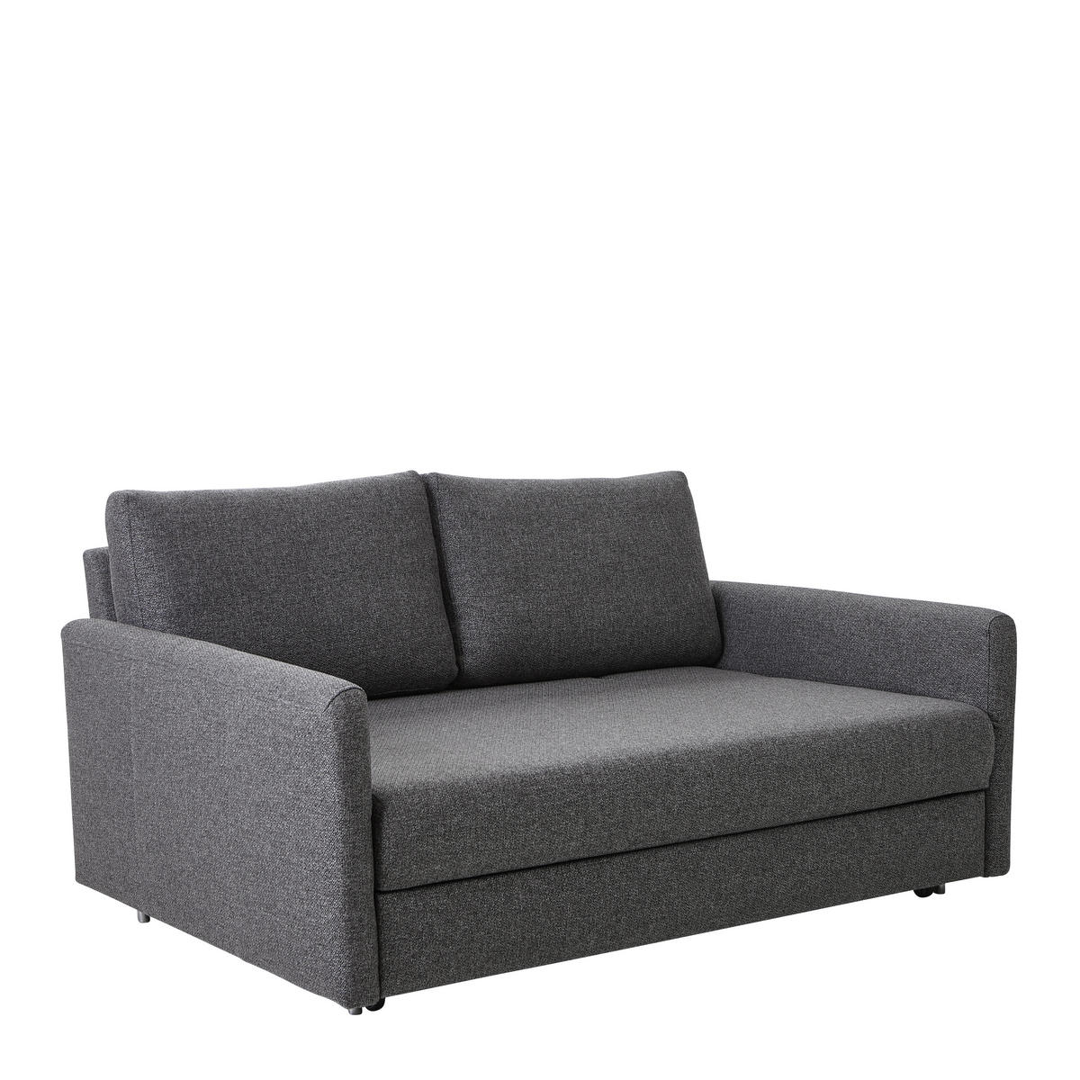 SCHLAFSOFA in Flachgewebe Grau  - Grau, Design, Textil (166-204/88/110-120cm) - Bali