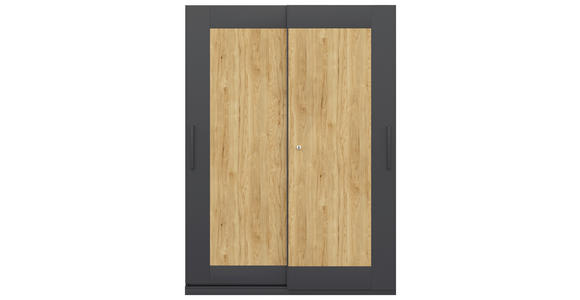 AKTENSCHRANK Hickory  - Hickory, Basics, Holzwerkstoff (160/220,5/42,6cm) - Moderano