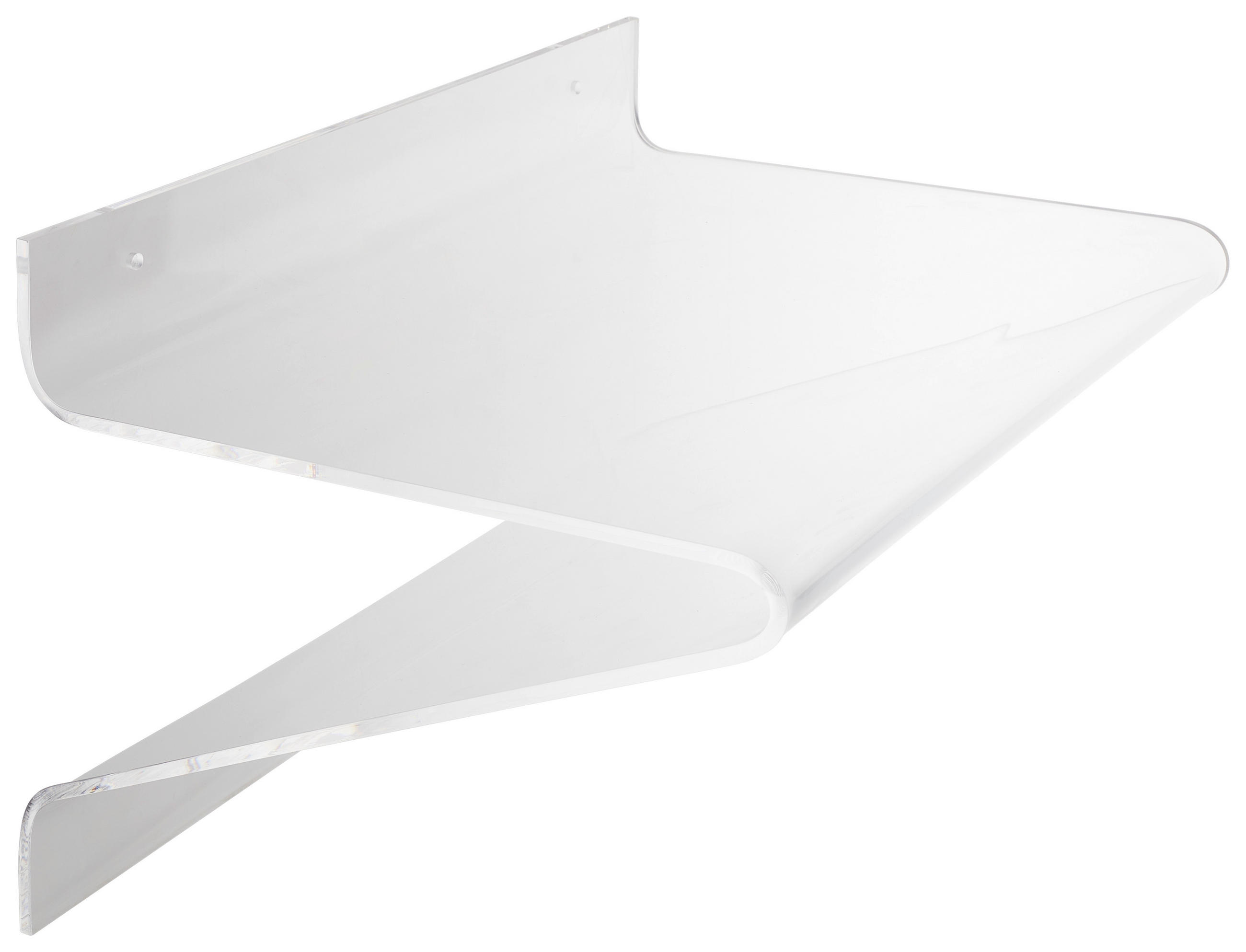 WANDBOARD Klar  - Klar, Design, Kunststoff (37/25/25cm) - Xora