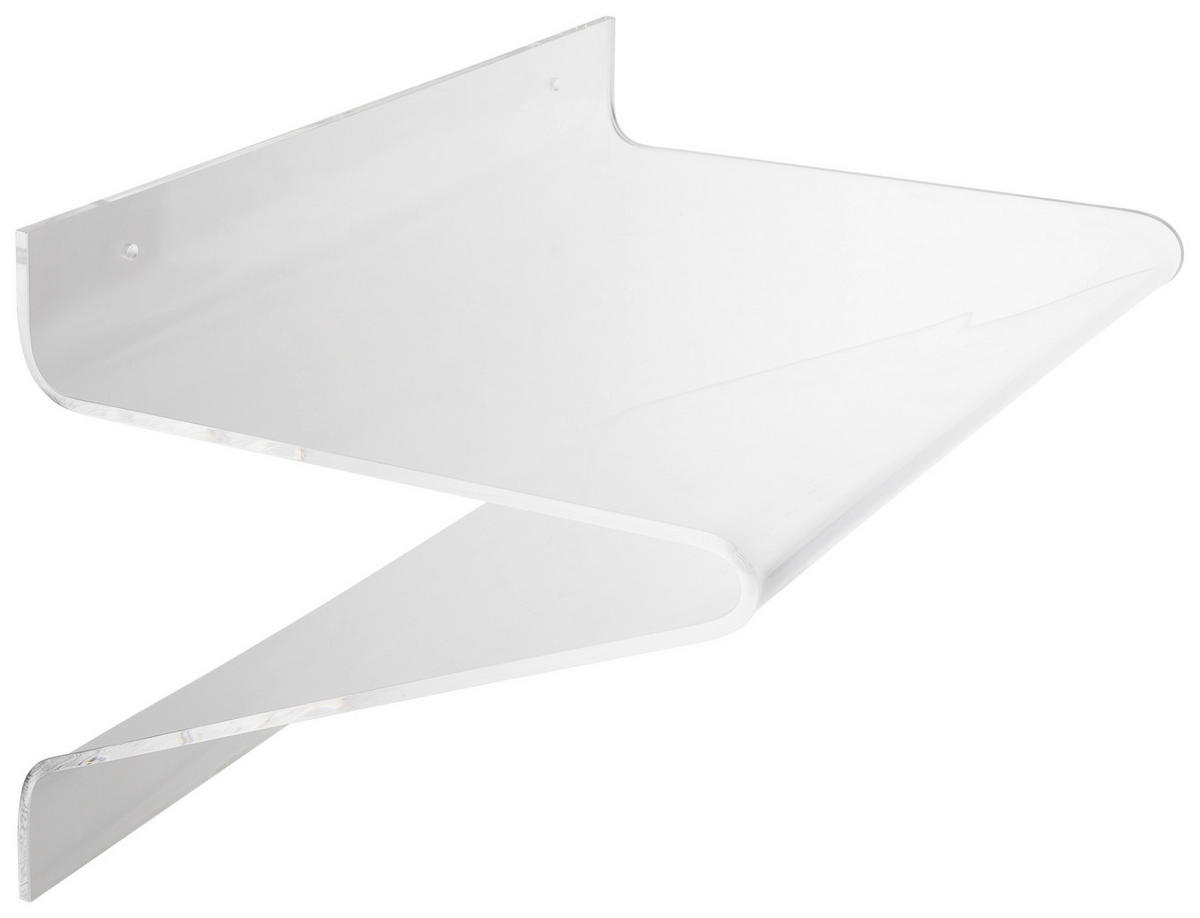 WANDBOARD Klar  - Klar, Design, Kunststoff (37/25/25cm) - Xora