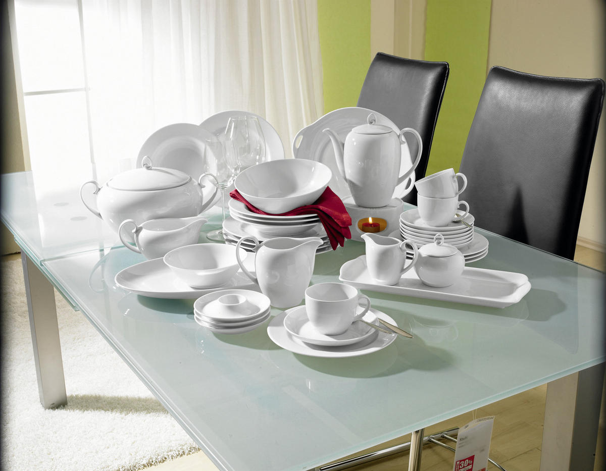 MĚLKÝ TALÍŘ porcelán keramika 30 cm - bílá, Basics, keramika (30cm) - Seltmann Weiden