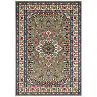 VINTAGE-TEPPICH 80/150 cm Mirkan Multicolor, Olivgrün  - Multicolor/Olivgrün, Basics, Kunststoff/Textil (80/150cm)