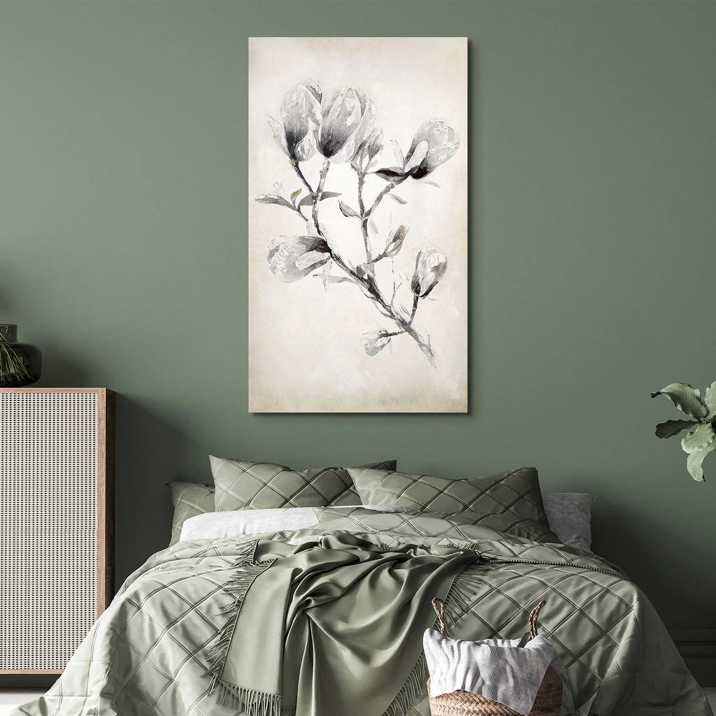 Thumbnail - Monee Ölgemälde, Mehrfarbig, Textil, Holzwerkstoff, rechteckig, 70x120 cm, Handmade in Europe, handgemalt, einfache und ...